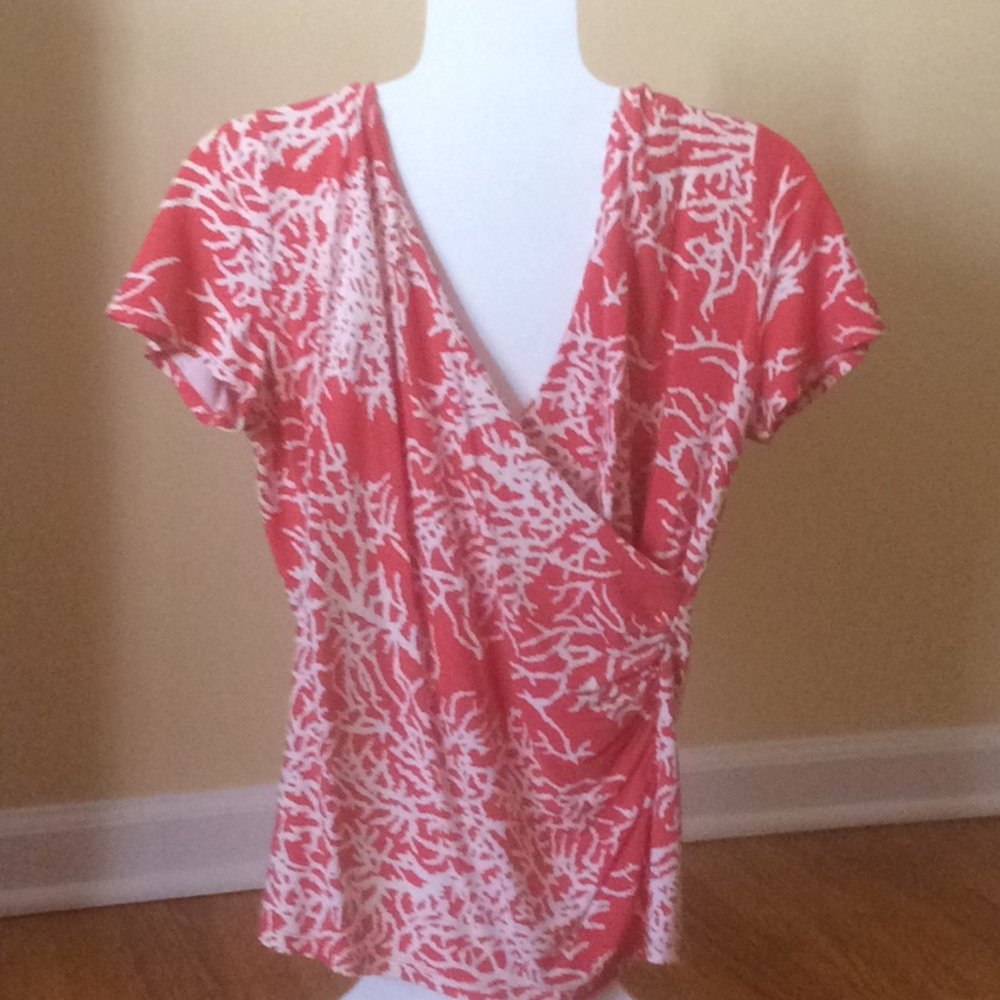 Coral shirt